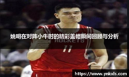 姚明在对阵小牛时的精彩盖帽瞬间回顾与分析